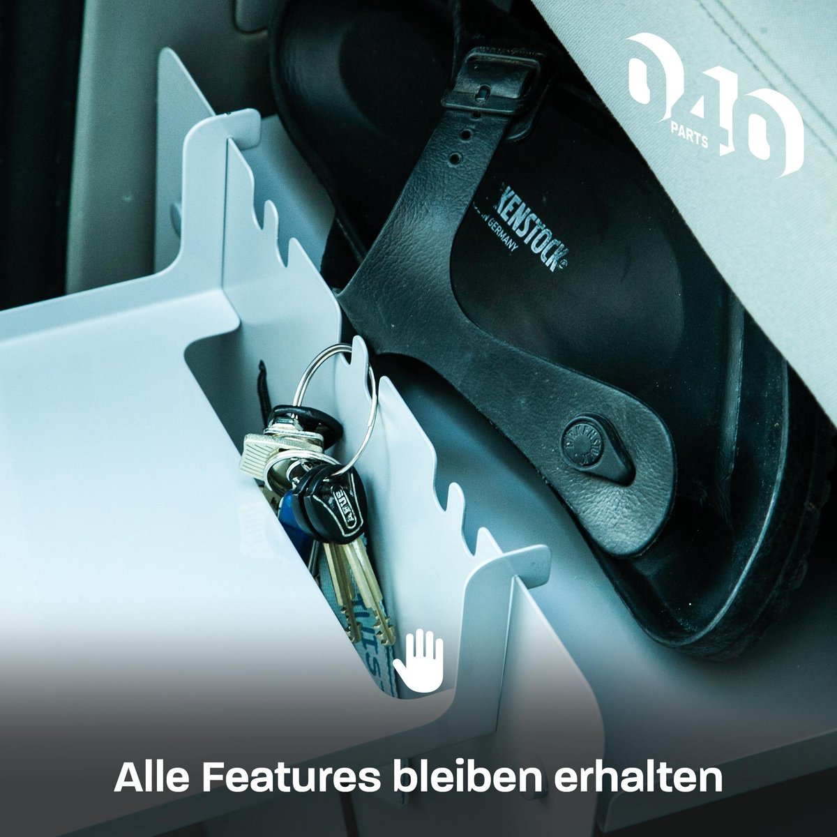 040 Parts hangend kamertafeltje - Grey