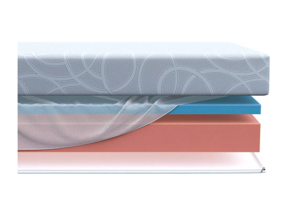 Matelas 90x190 Ondine - Mémoire de Forme Haute Qualité - Mal de Dos - Épaisseur 21 - Confortable - Solides - Douce Lune