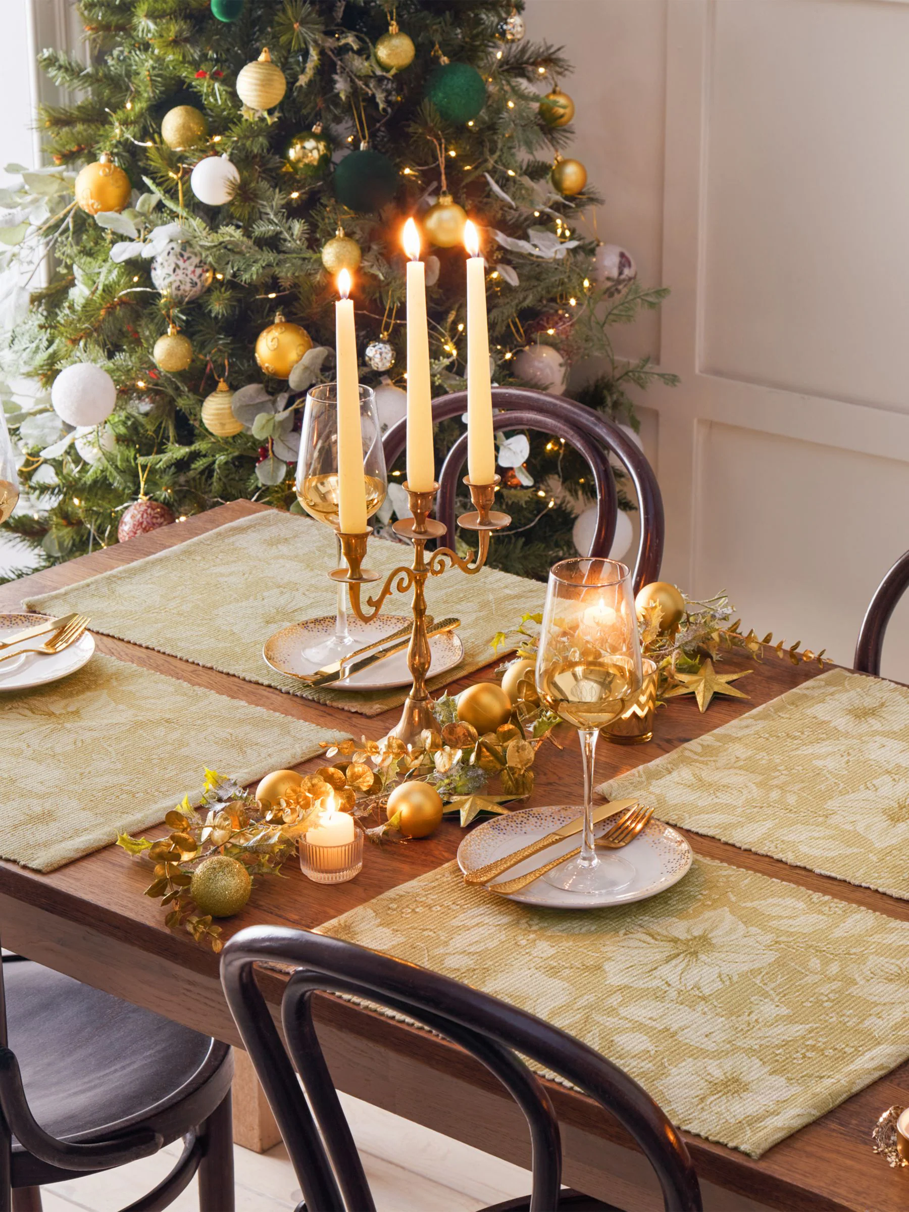 Paoletti - Set van 4 tafelplacemats met hert