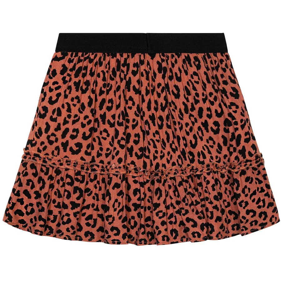 MINOTI Rock mit Leopardenmuster BraunSchwarz