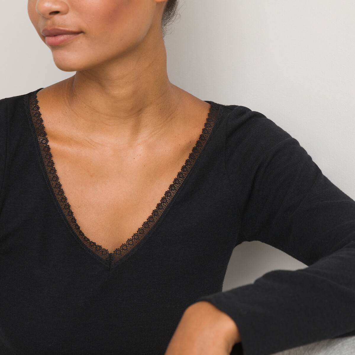 COLEÇÕES LA REDOUTE<br>Camiseta Thermisch, fabricada na França