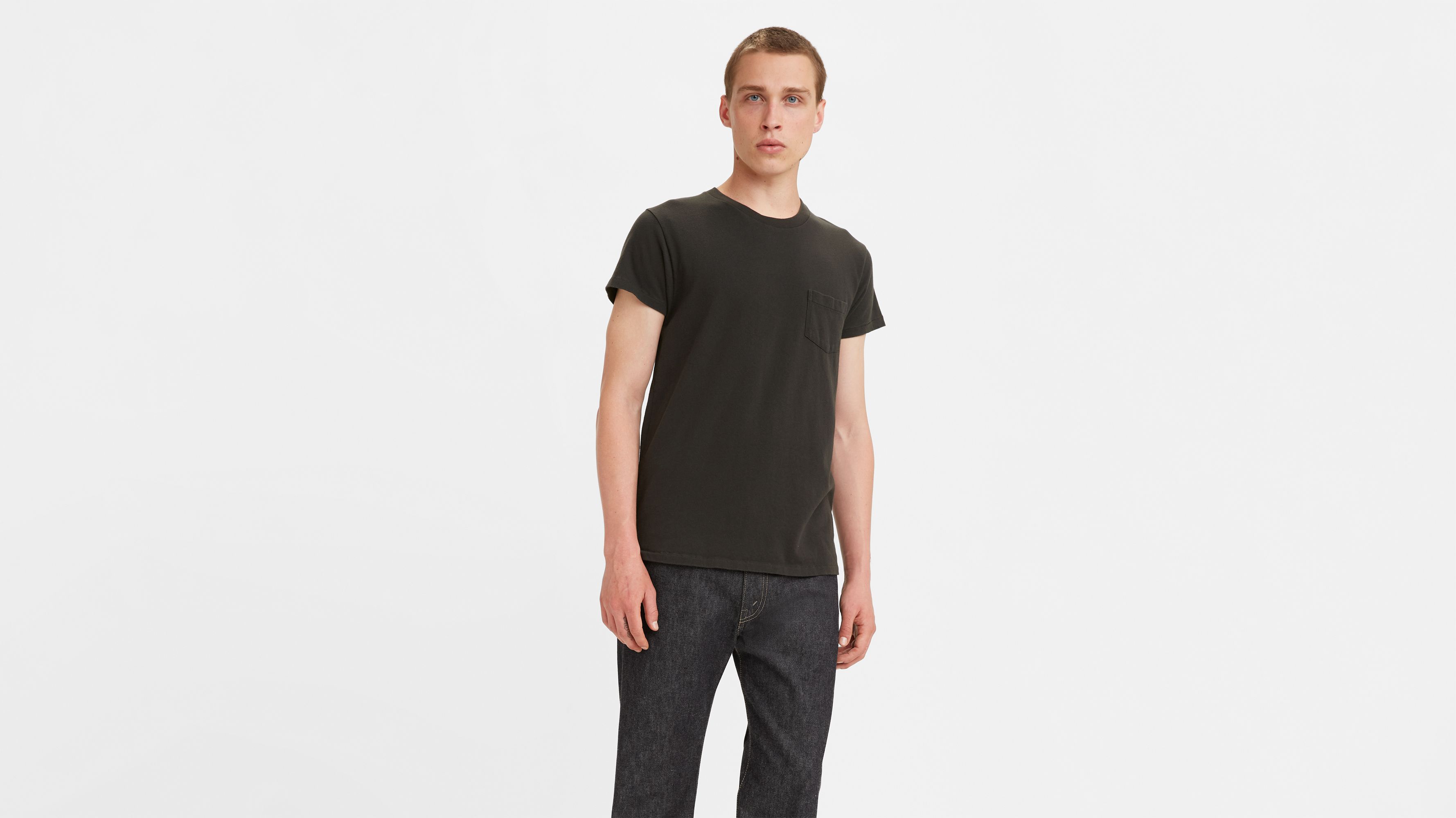 T-shirt sportswear 1950's Levi's® Vintage Clothing - Black - Noir