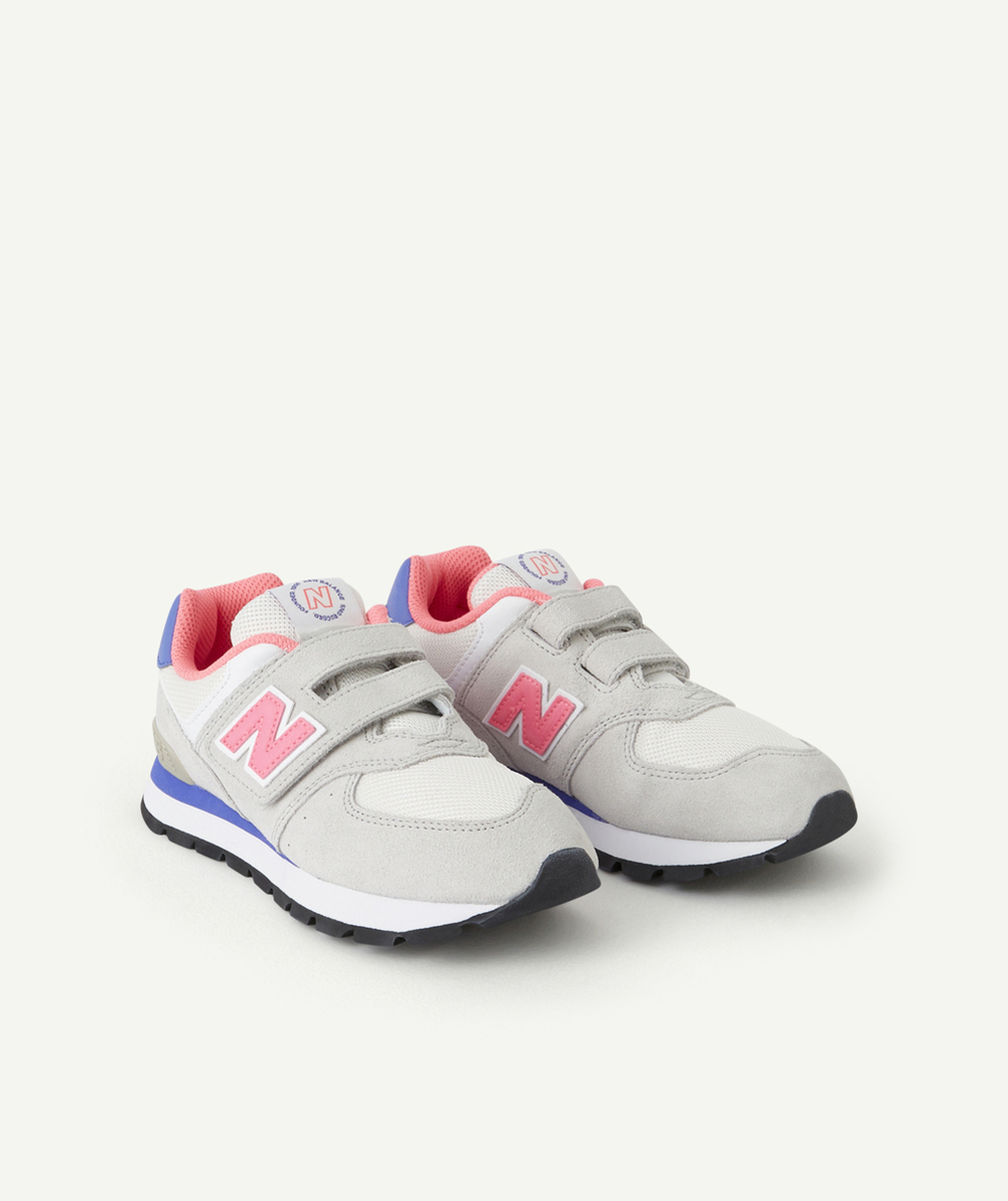 NEW BALANCEBASKETS 574 GRIS ROSE ET BLEU