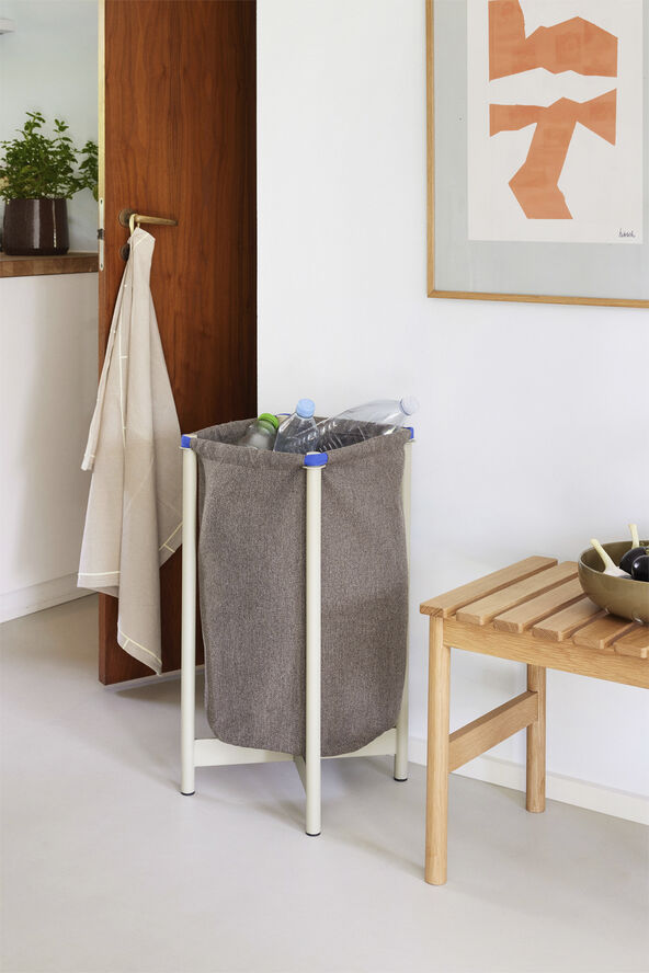 Hübsch Pod Vasketøjstaske Brun Blue,brown,sand