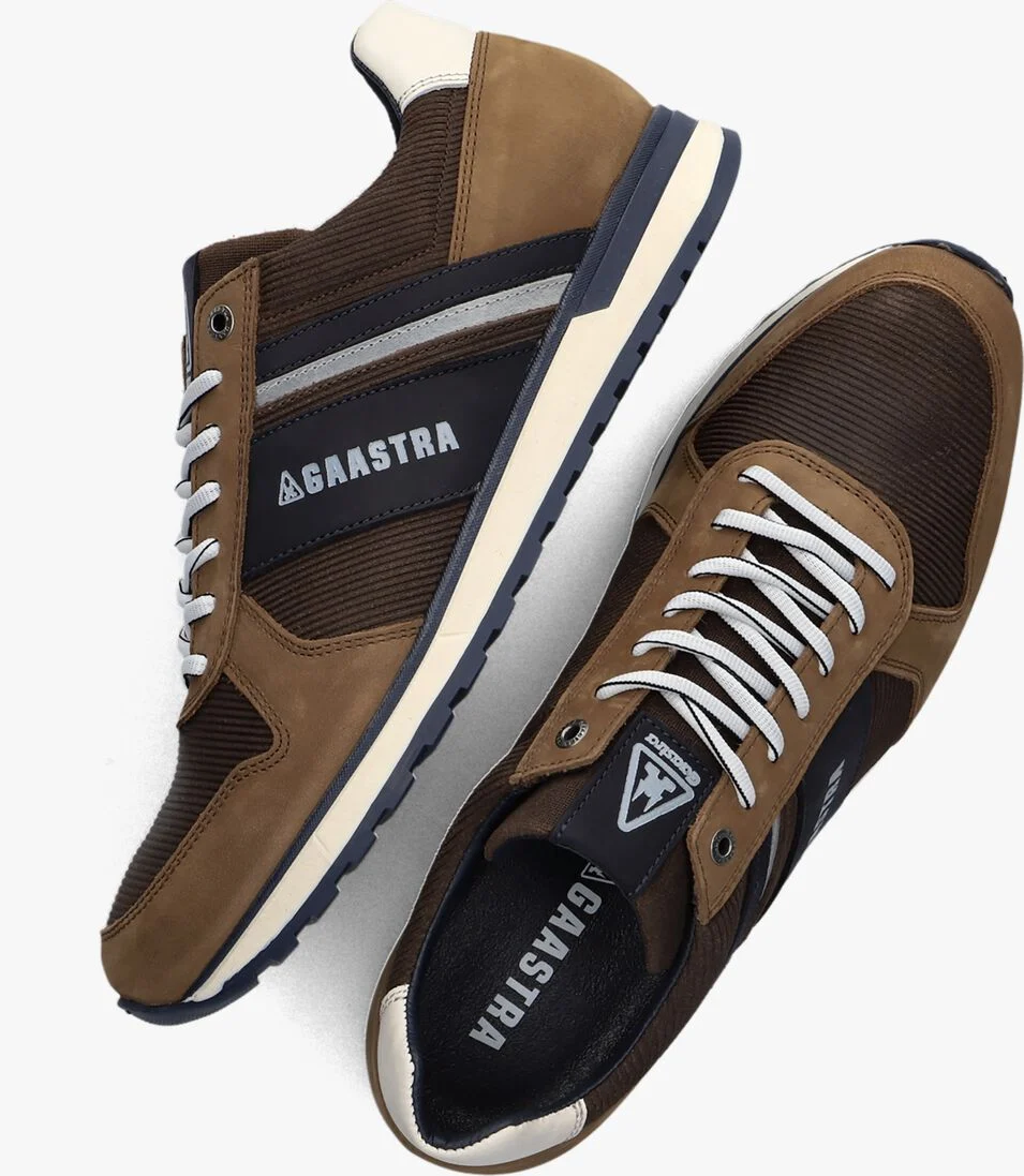GAASTRA cognac gaastra lage sneakers koast oil crd m