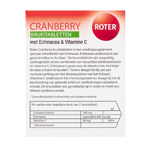 Roter Cranberry Bruistabletten 20ST