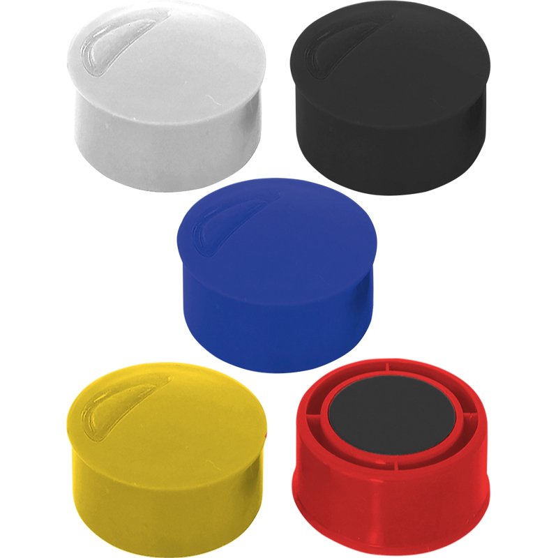 Plots magnétiques aimants assortis Ø 12 mm - Lot de 10