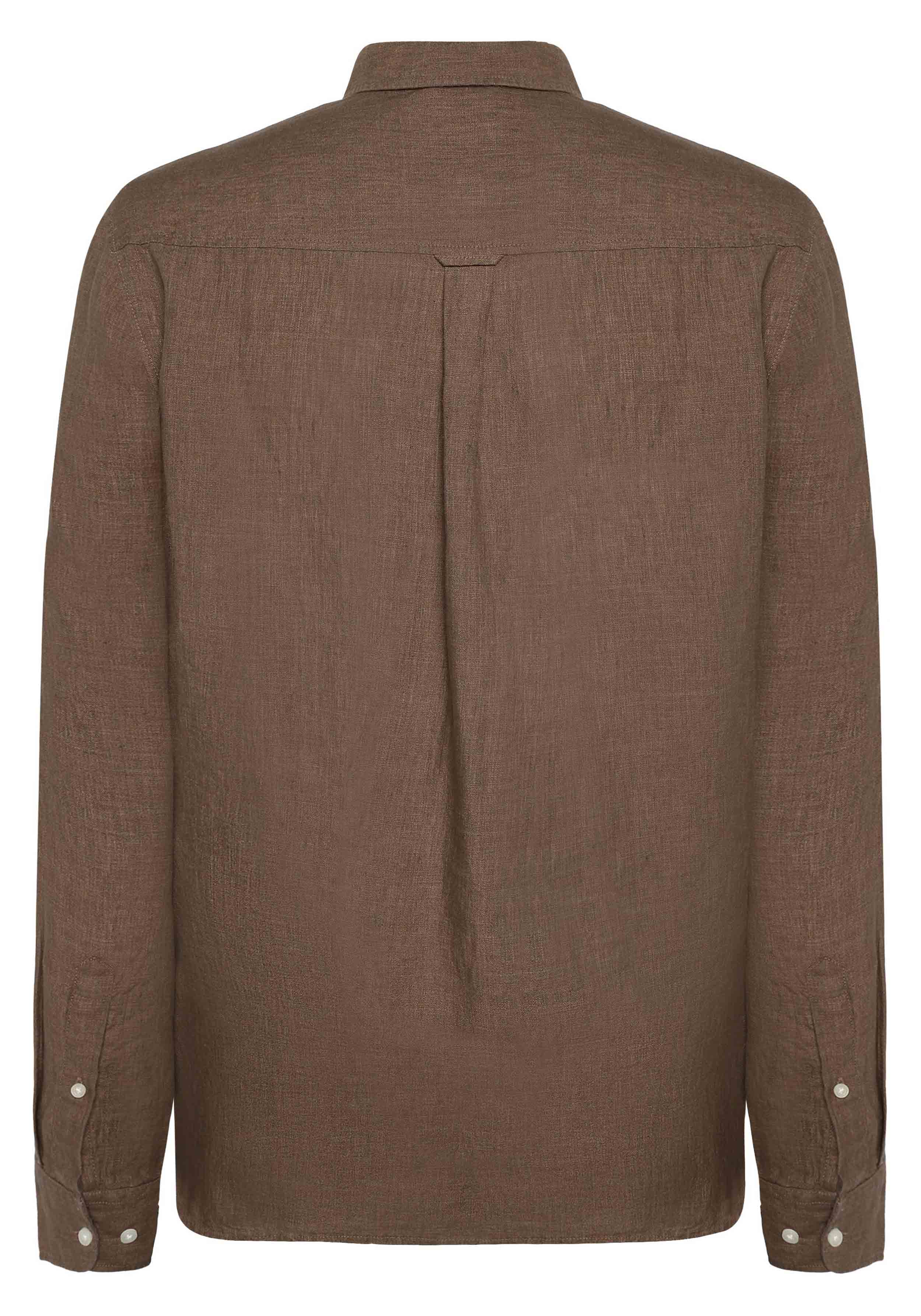 Knowledge Cotton Apparel Leinenhemd Regular Linen Shirt Tuffet