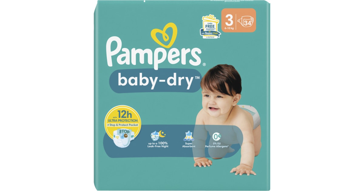 Pampers Baby-Dry Größe 3