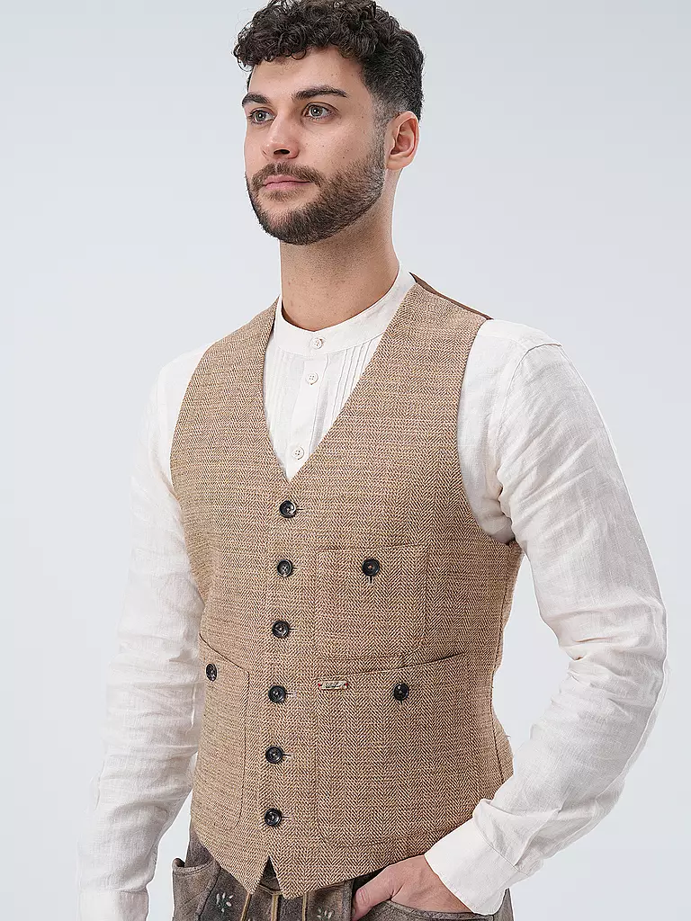 LUIS TRENKER Trachtengilet LUSEBA  camel