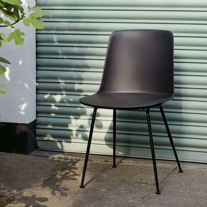 &Tradition - Rely HW70 Outdoor Chair, schwarz / schwarz