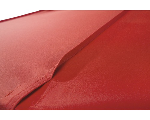 Schneider Quadro parasol, 300 x 300 x 295 cm, polyester 220 g/m², rood