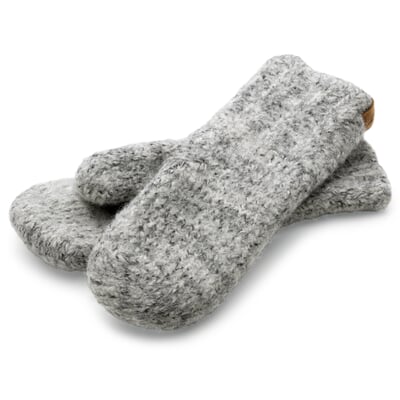 Fausthandschuhe Unisex, Graumelange