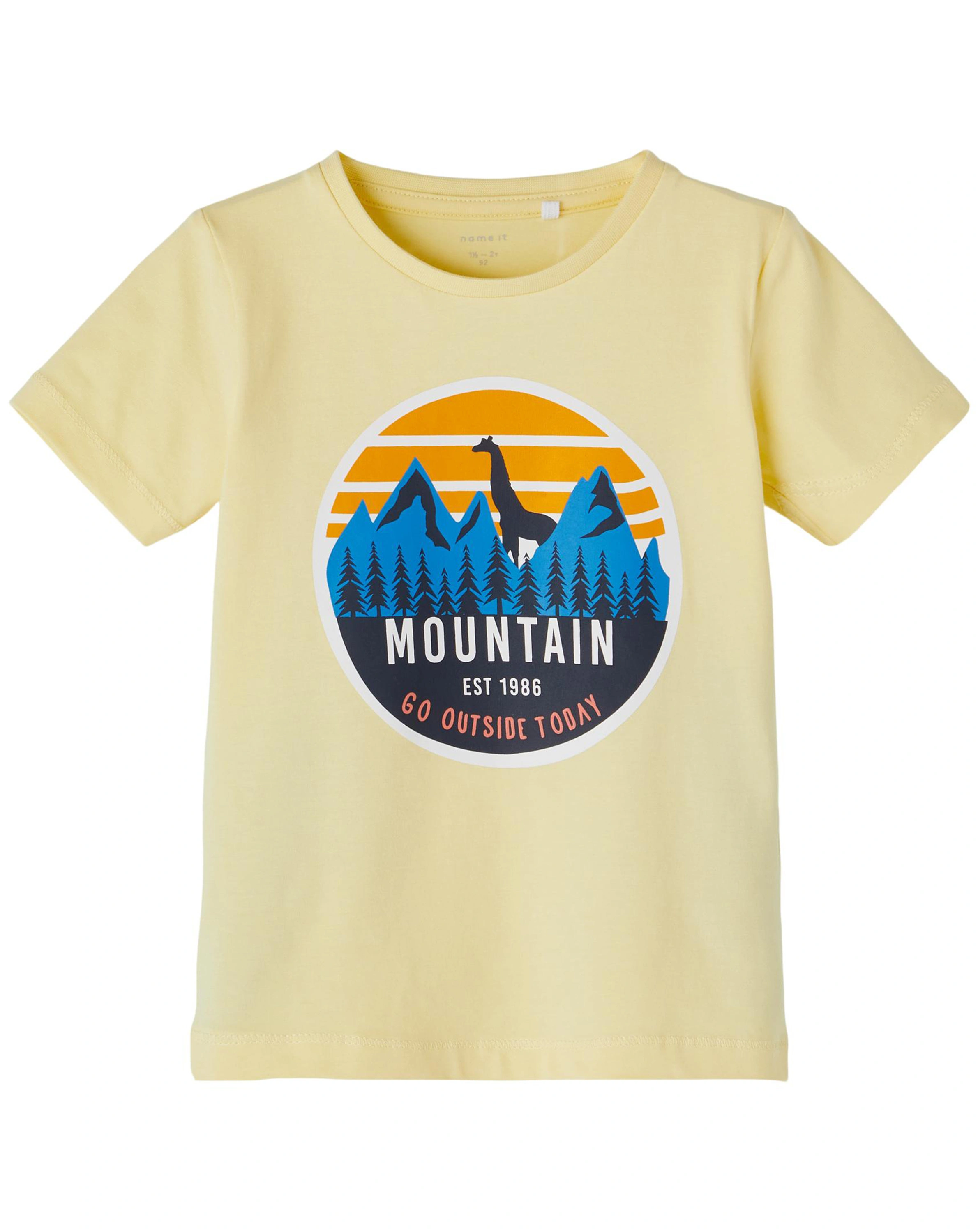 T-Shirt NMMDAC MOUNTAIN in double cream