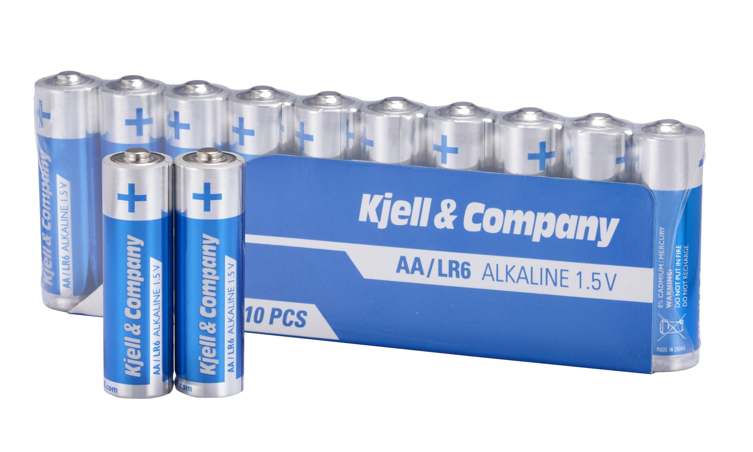 Kjell & Company AA-batterier (LR6) 10-pk.