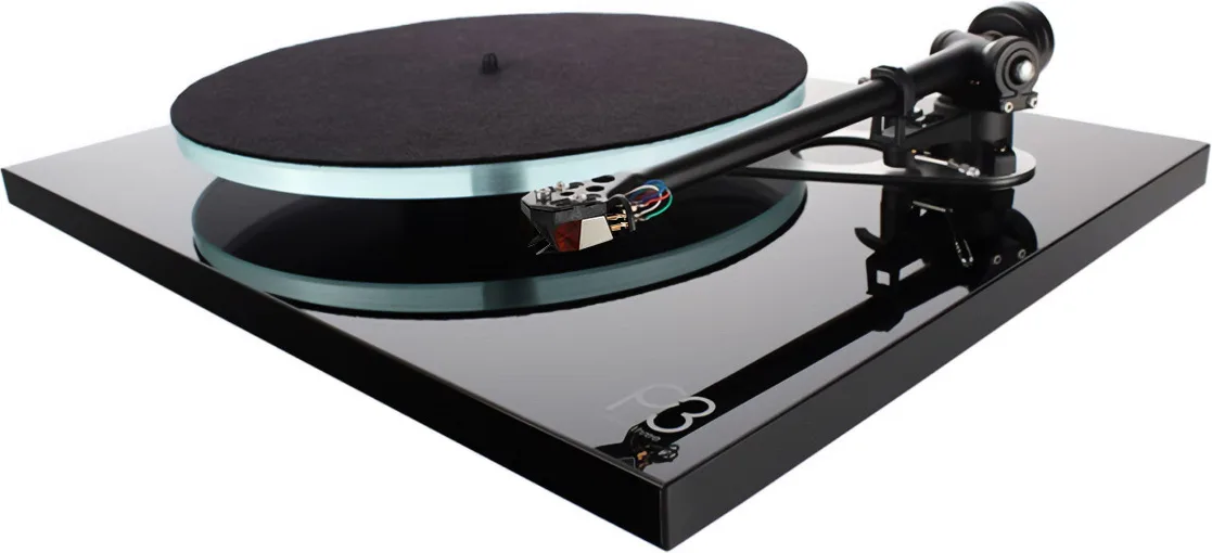 Rega Planar 3 Noir laqué avec cellule Nd3 Platines vinyle hi-fi