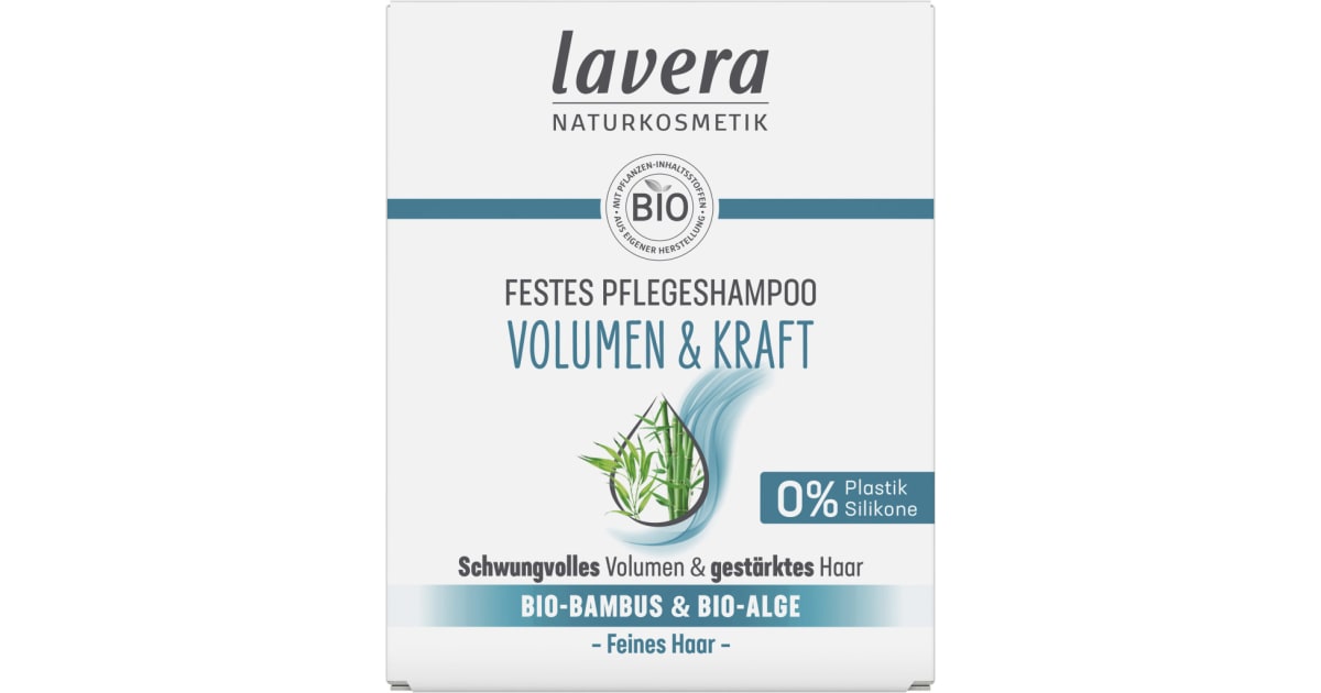 lavera Festes Pflegeshampoo Volumen & Kraft