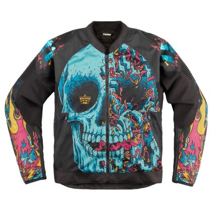 Blouson Icon OVERLORD3 MESH MUNCHIES - Bleu / Noir
