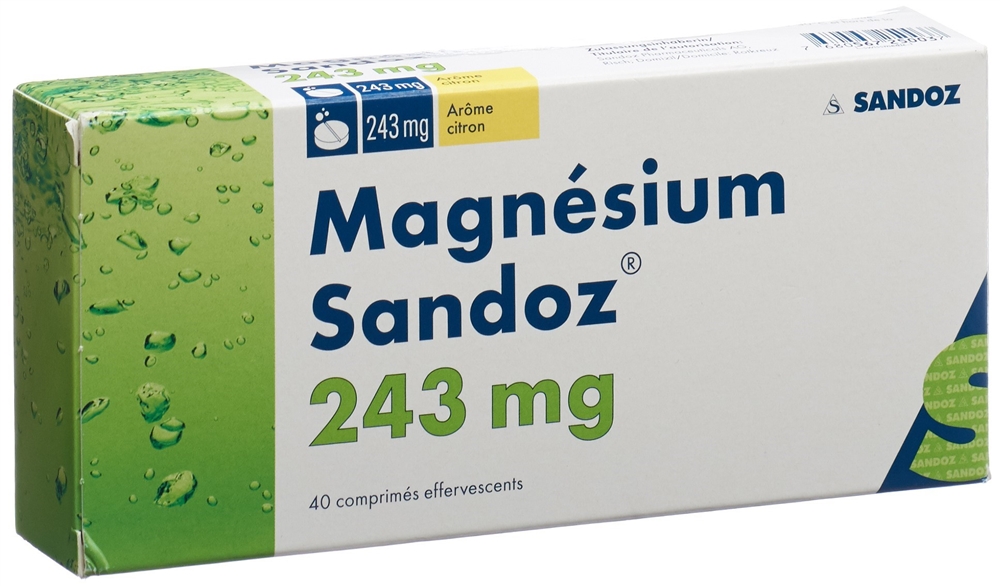 MAGNESIUM Sandoz Brausetabl Ds 40 Stk