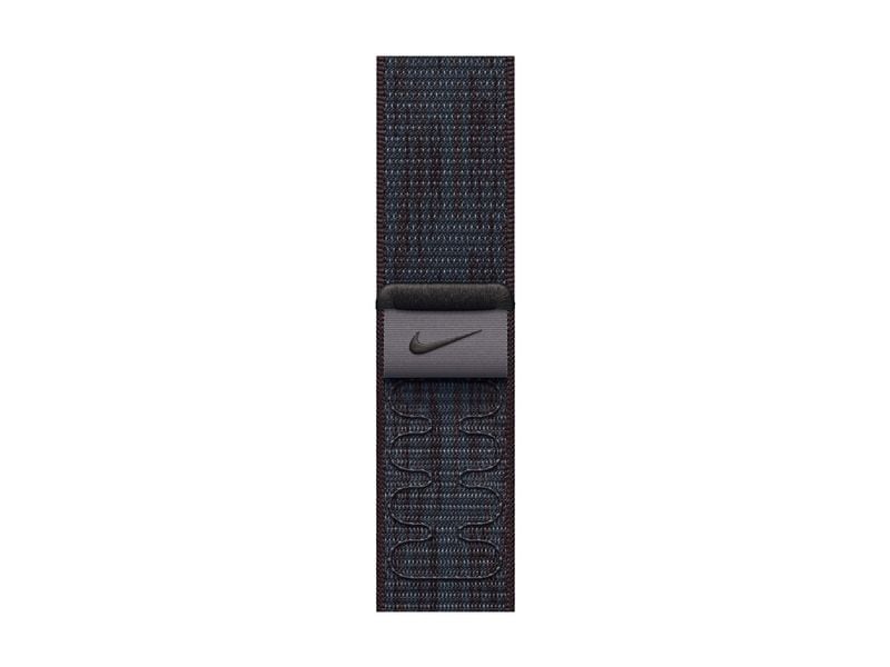 Apple Nike Sport Loop 46 mm Schwarz/Blau Armband zu Apple Watch 46 mm