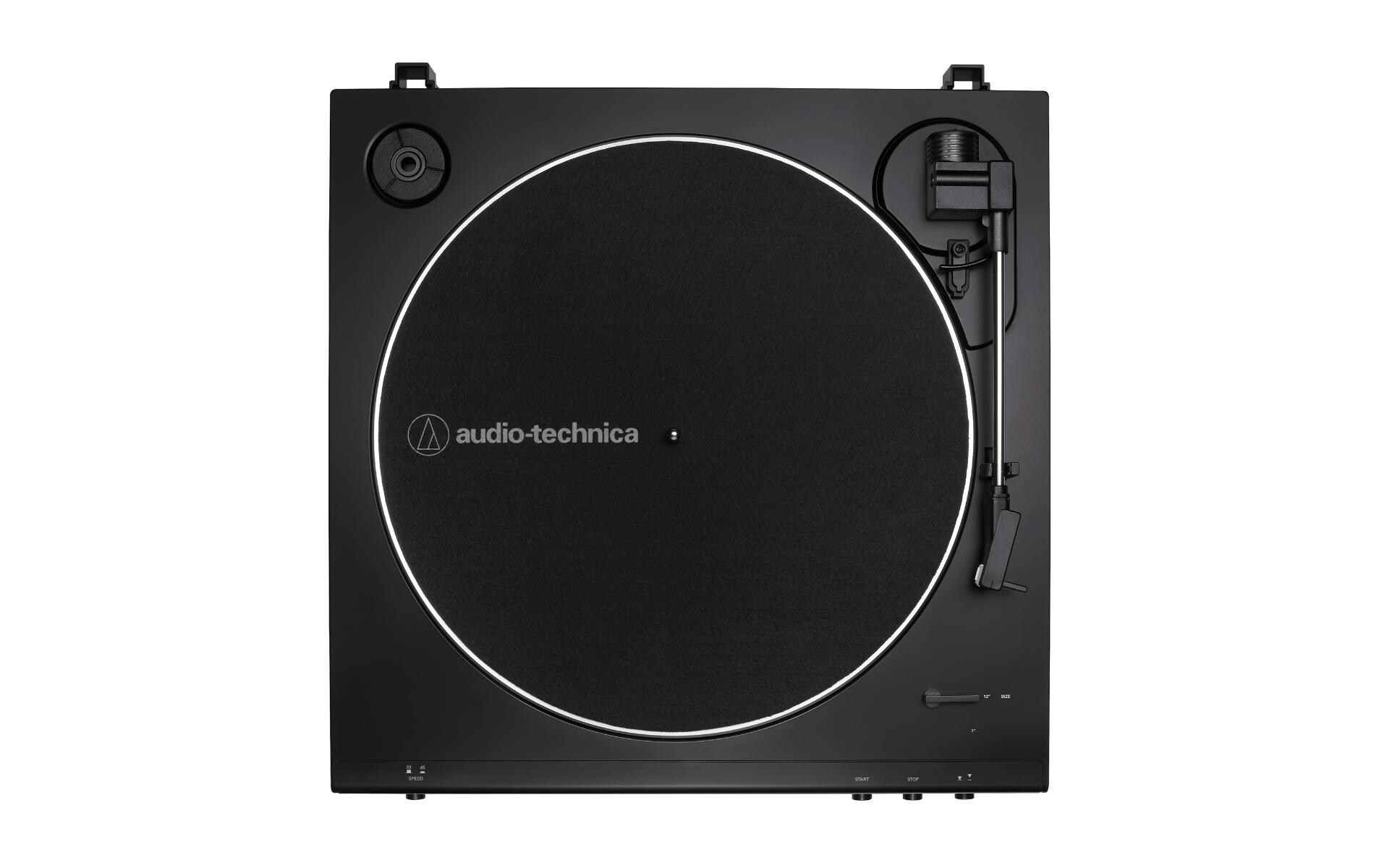 Plattenspieler AT-LP60XBK Schwarz<br>Vollautomatischer, riemengetriebener Plattenspieler