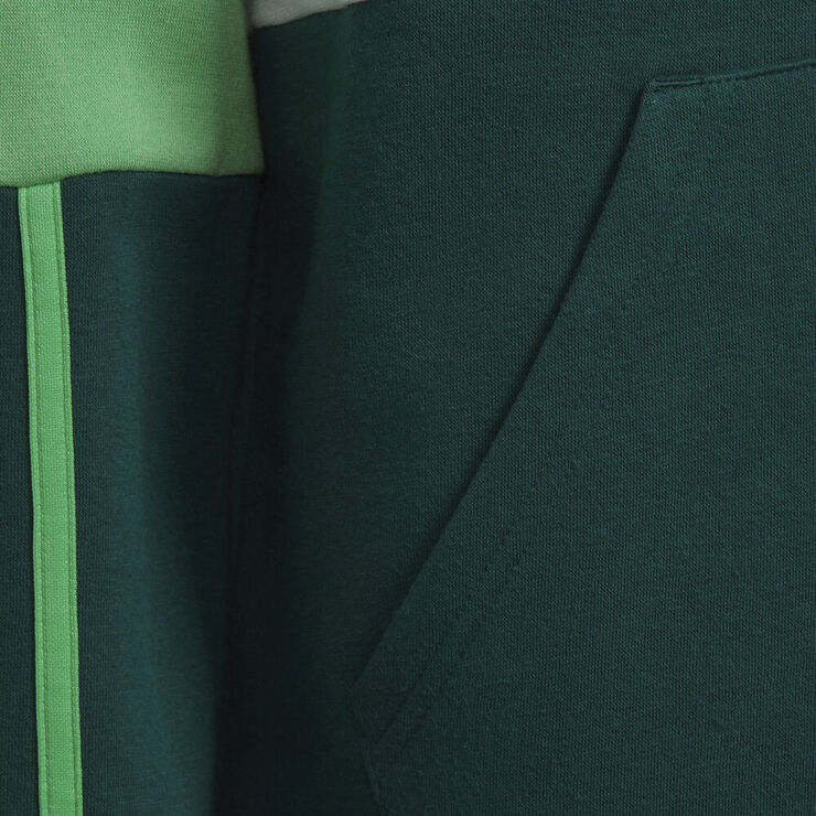 adidas Colorblock Fleece hættetrøje Grøn