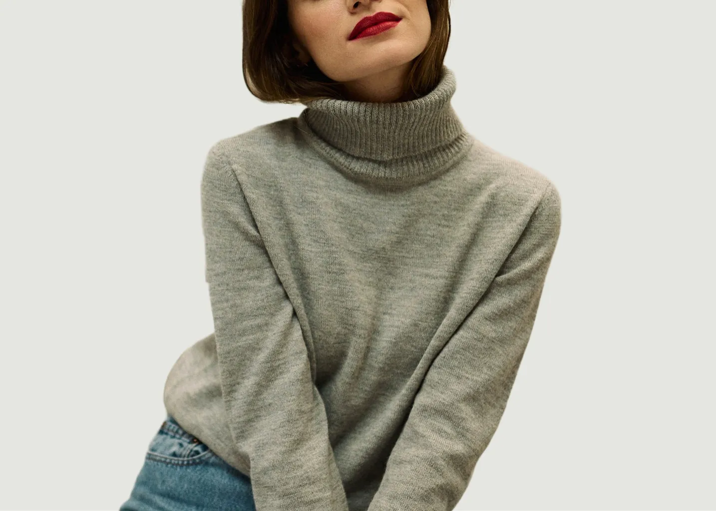 Pull col roulé Perus