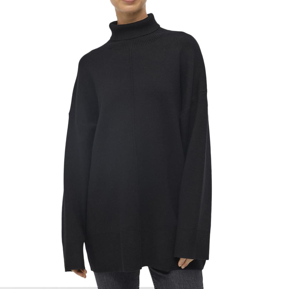 Object Pull Oversize Noir Femme Object Tunic