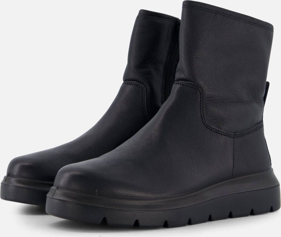 ECCO Nouvelle enkellaarsjes zwart Textiel Dames