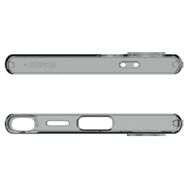Samsung Galaxy S24 Ultra Liquid Crystal Case Gummi Hülle (ACS07284) - Space Crystal (Grau / Transparent)