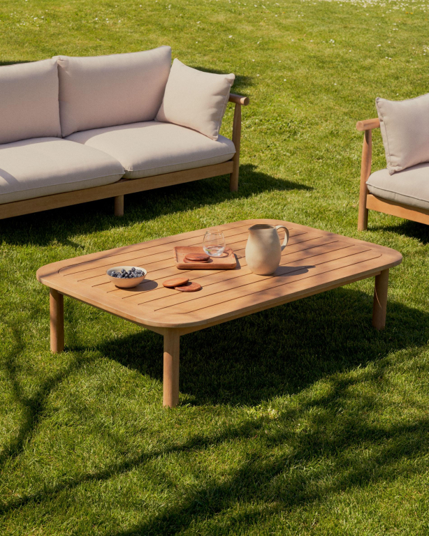 Kave Home Sacova salontafel 140x89 eucalyptus
