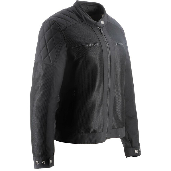 Helstons - Blouson femme Widow Air Tissu Mesh Noir