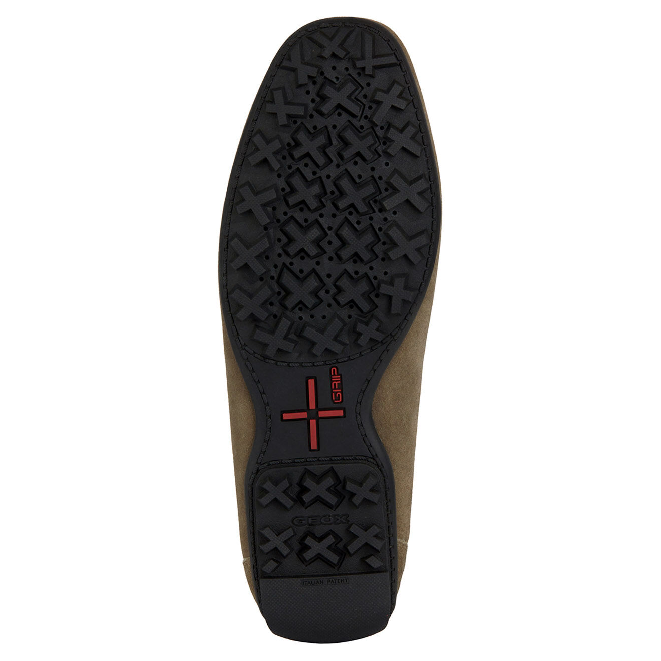 Geox Mocassins en Velours de Cuir Kosmopolis marron