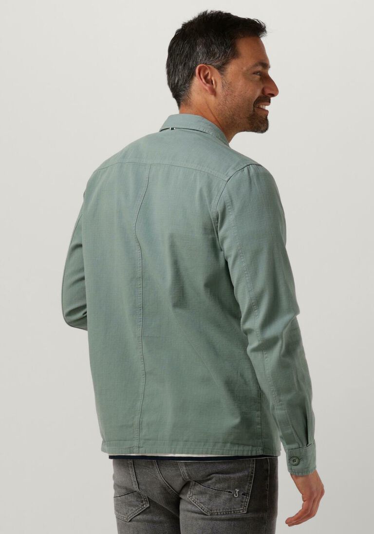 BUTCHER OF BLUE groene butcher of blue overshirt saturn ripstop overshirt