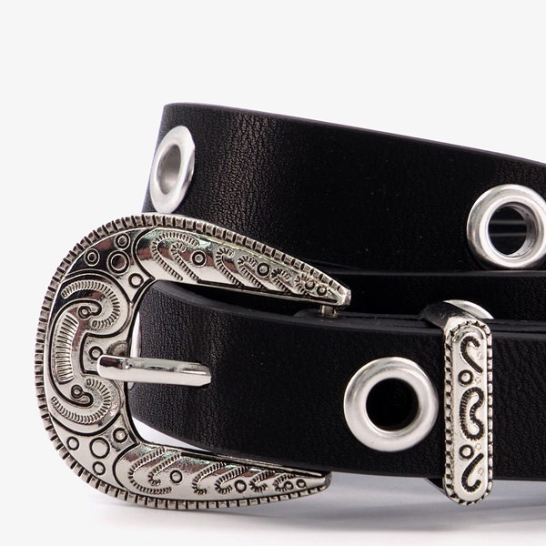 Meisjes riem zwart