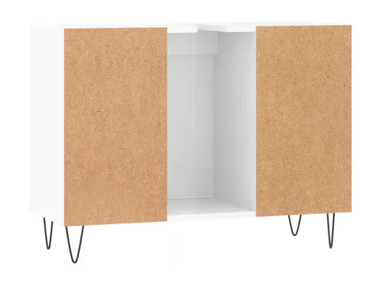 Armoire de salle de bain blanc brillant 80x33x60 cm