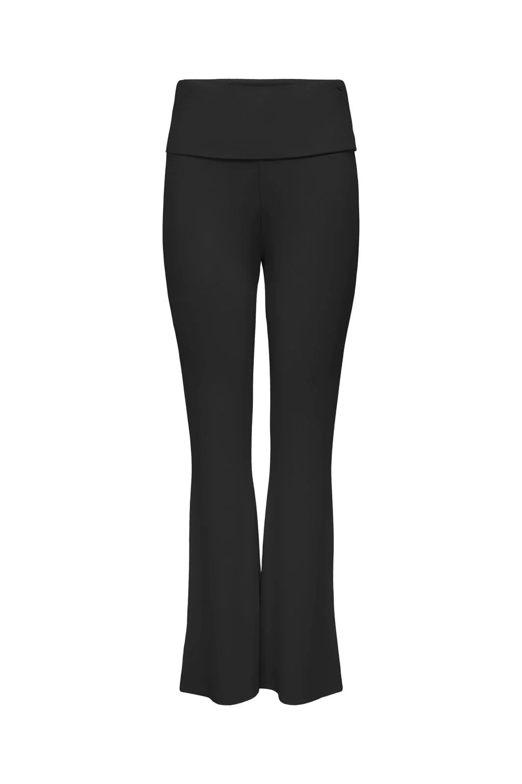 Only Onlfelina Fold Down Pants 4671194 black