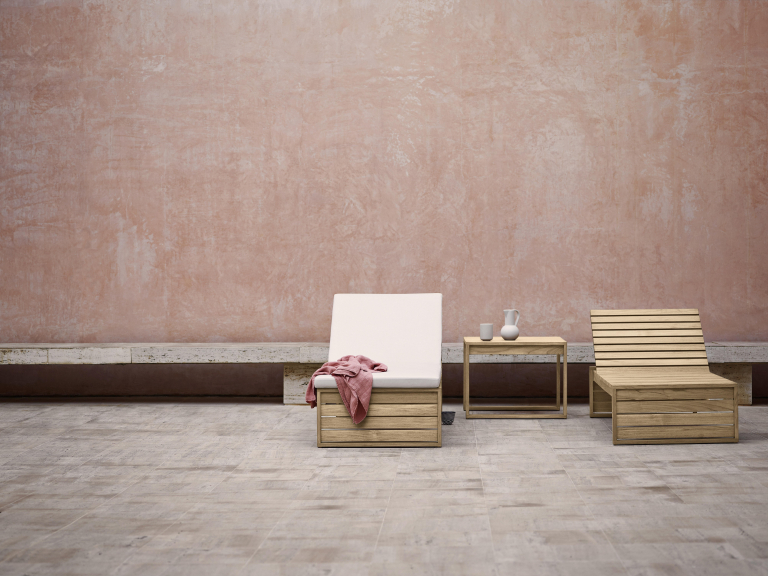 Carl Hansen & Son BK16 indoor-outdoor bijzettafel 69x66 naturel