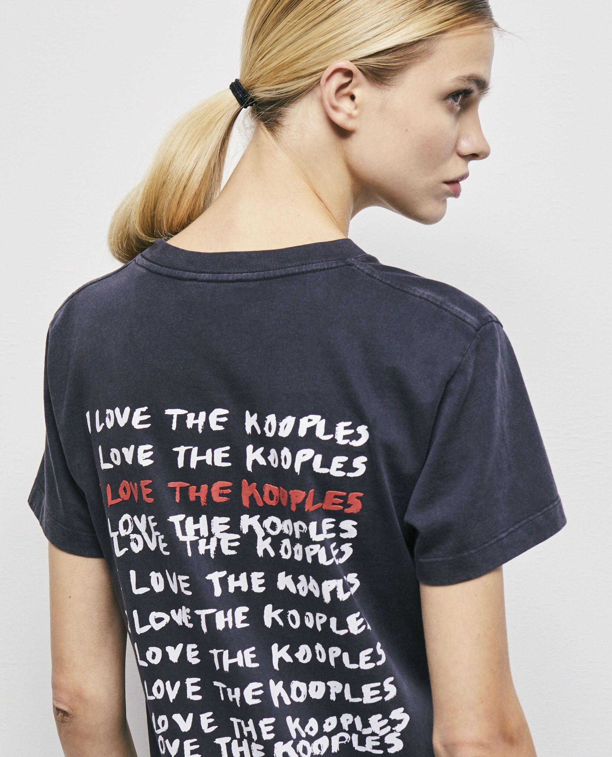T-shirt Love Kooples noir