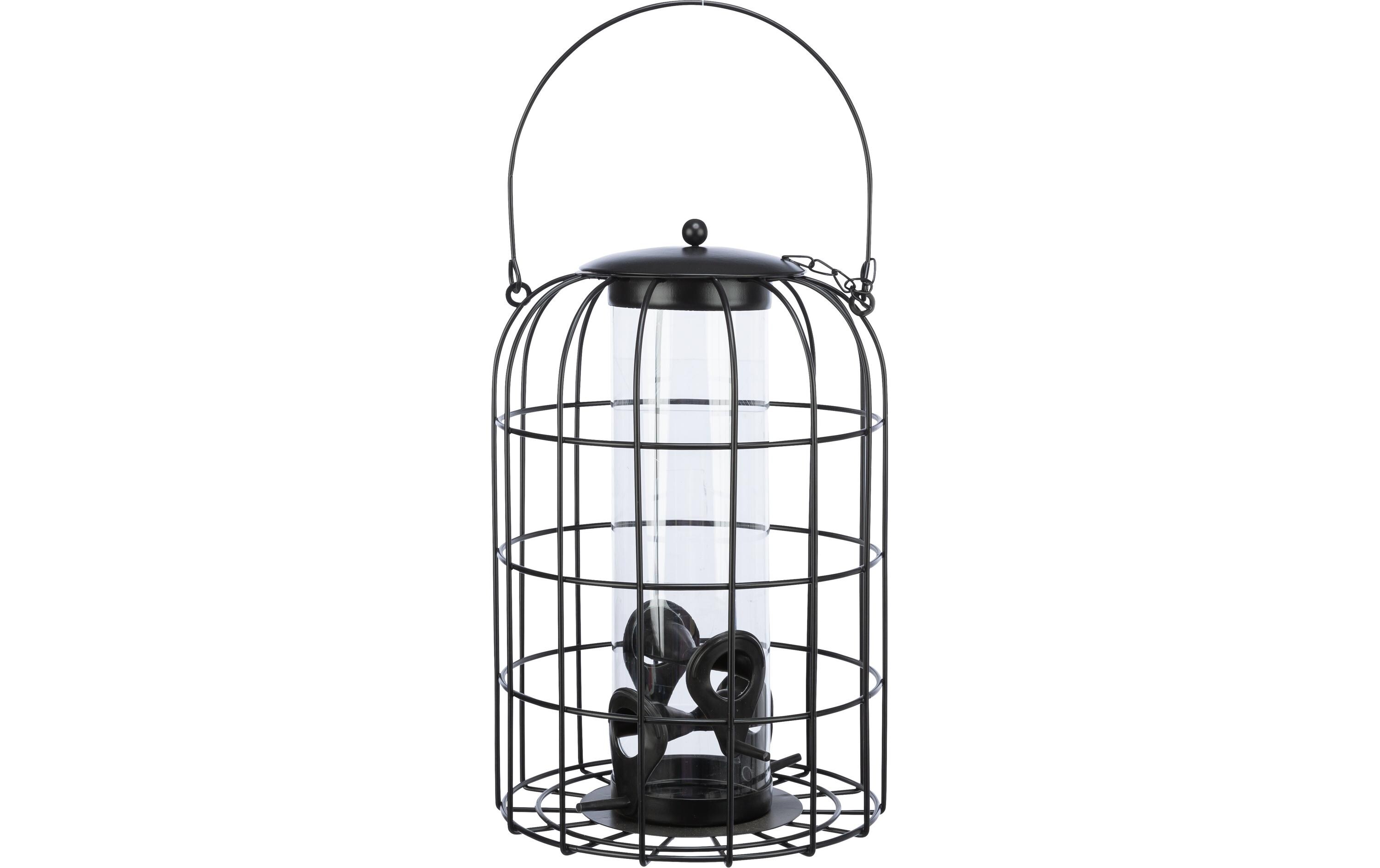 Futterspender mit Schutzgitter, 950 ml, ø 17 x 26 cmVogelfutterspender