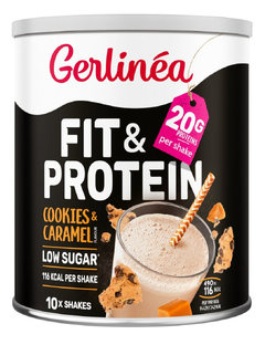 Gerlinéa Fit & Protein Shake Cookies & Caramel 340GR