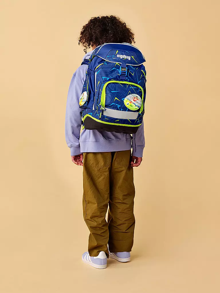 ERGOBAG Schultasche Set 5tlg CUBO SpitzenreitBär dunkelblau