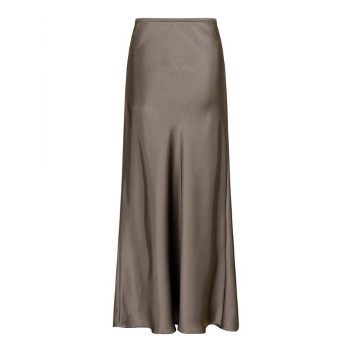 Neo Noir Vicky Heavy Sateen Nederdel, Warm Grey, 38