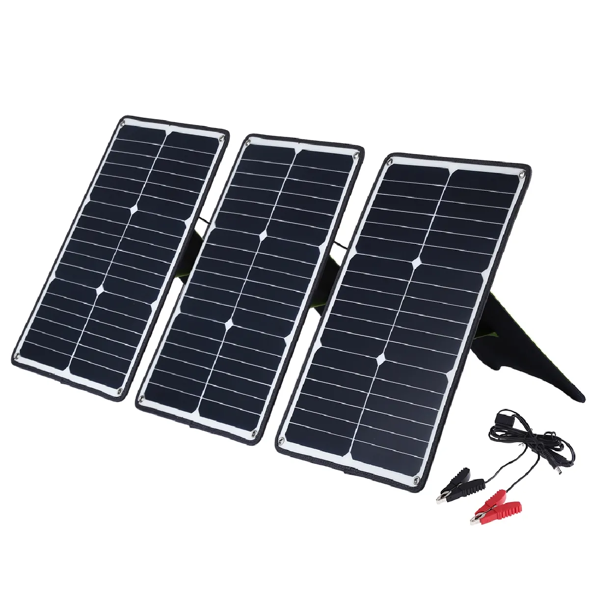Yonis Kit Portable à 3 Panneaux Solaires