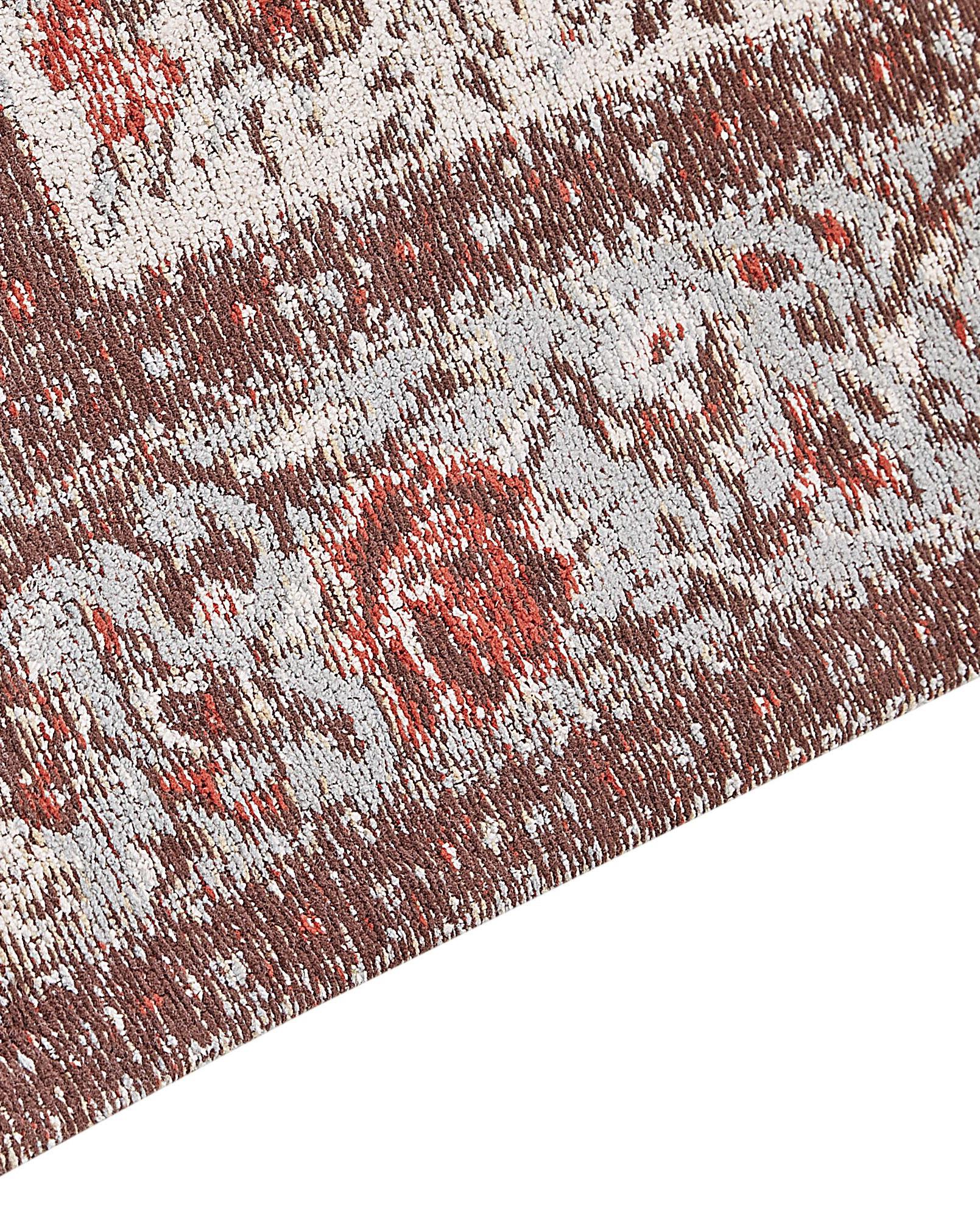 Vloerkleed BINNISZ Rood 80 x 150 cm Katoen
