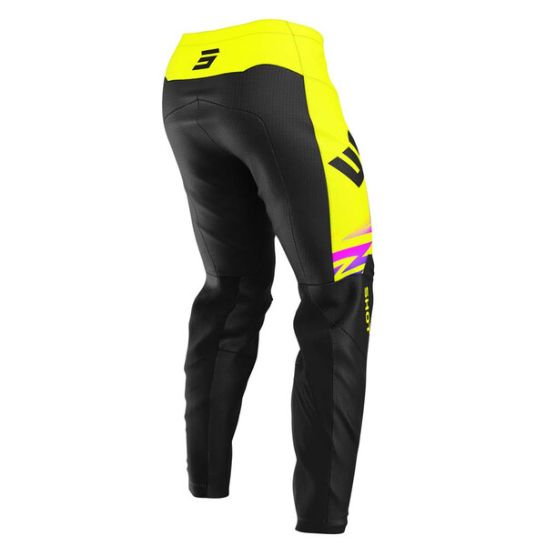 Shot - Pantalon Devo X-Trem Noir / Jaune fluo / Rose