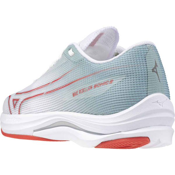 Chaussure running MIZUNO WAVE REBELLION SONIC 2 W WHITE/CAYENNE/GRAY MIST