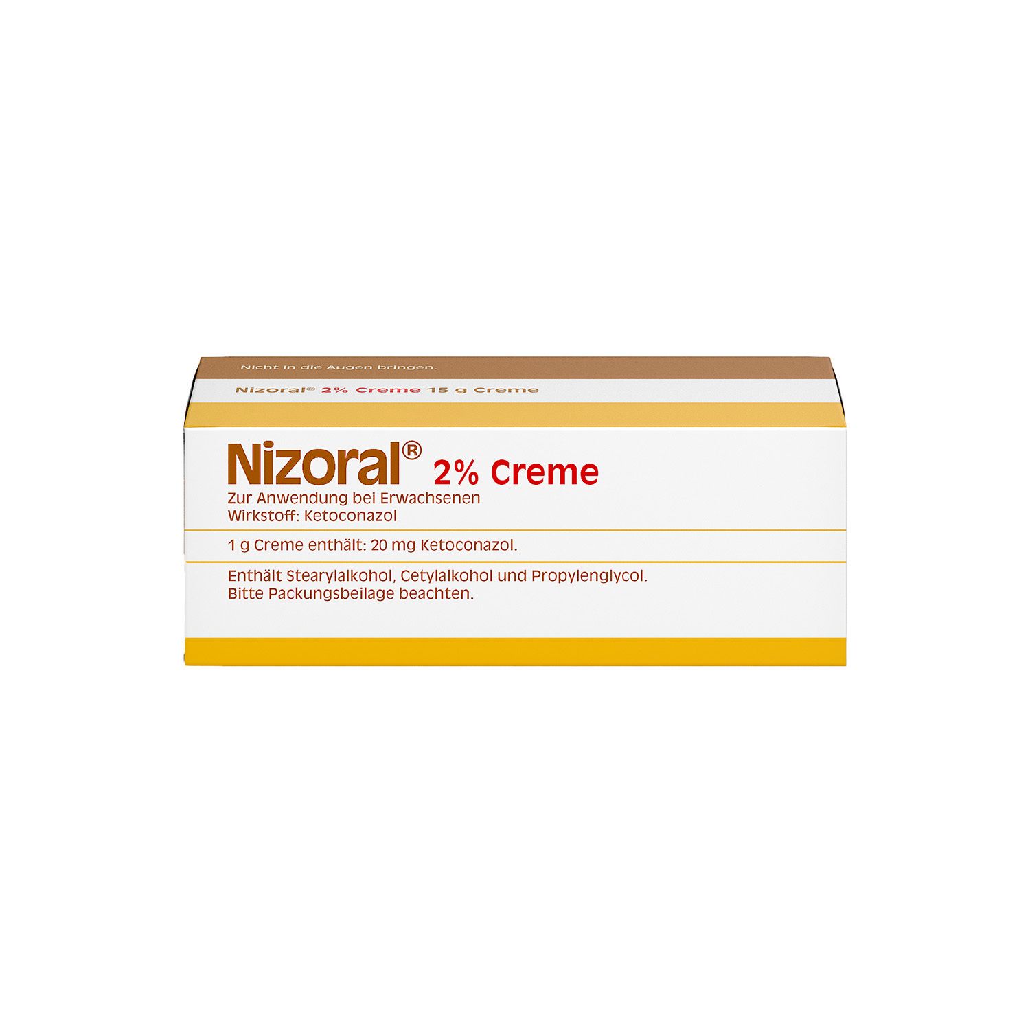 Nizoral® 2% Creme bei Pilzinfektionen der Haut (Dermatomykosen). Mit dem pilzabtötenden Wirkstoff Ketoconazol (2 %)
