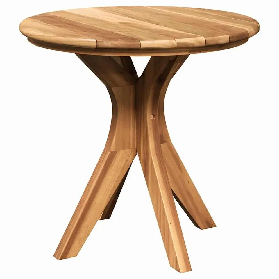 vidaXL - Terrastafel - Bruin - Massief teakhout - 55 x 55 x 51 cm