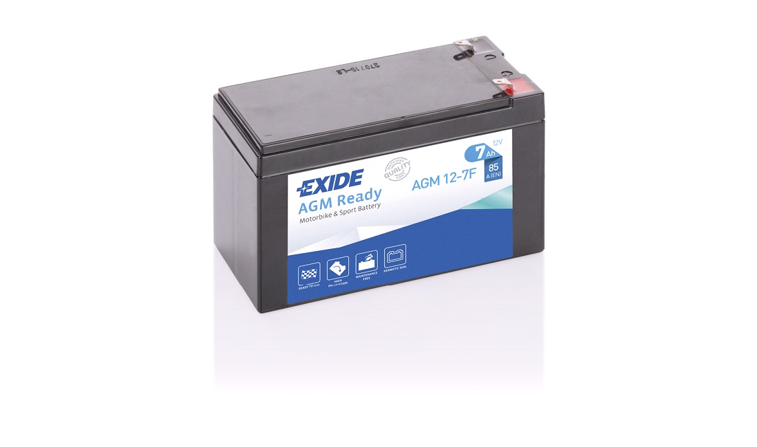 Batteri Exide 12V-12Ah AGM12-12F Ready